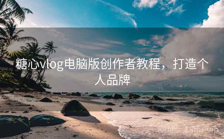 糖心vlog电脑版创作者教程，打造个人品牌