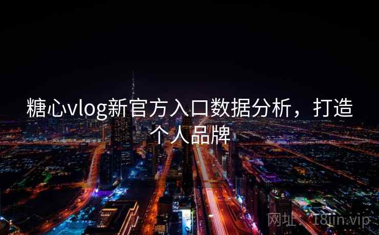 糖心vlog新官方入口数据分析，打造个人品牌