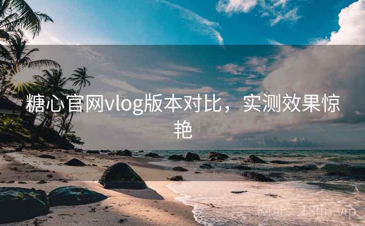 糖心官网vlog版本对比，实测效果惊艳